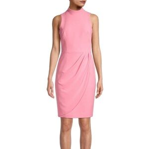 Black Halo Naya Draped Sheath Dress